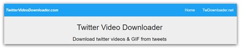 This tool is free and simple to use. . Downloader for twitter